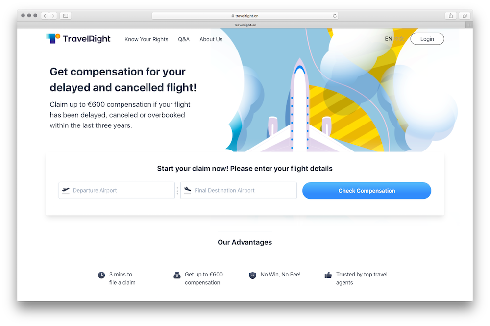 figma travelright screenshot one